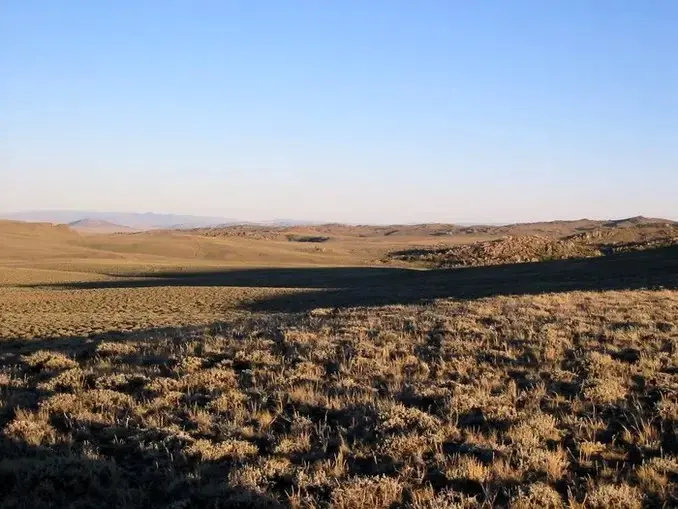 miles long desert shadows