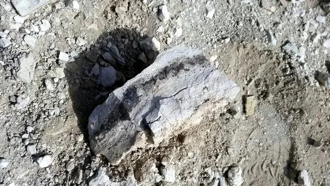 large opal and chalcedony rock