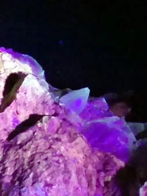 Fluorescent Quarry Calcite Crystal