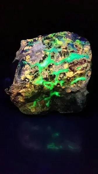 Fluorescent Opal Chalcedony Specimen