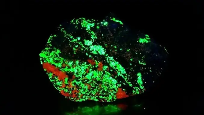 fluorescent willemite hardystonite calcite