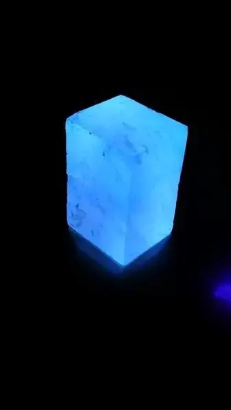 Phosphorescent Calcite Cleavage