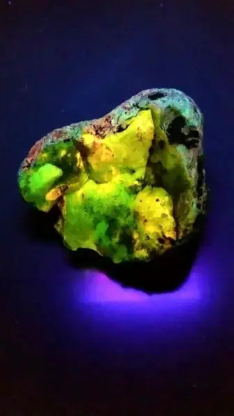 Fluorescent Chalcedony Specimen